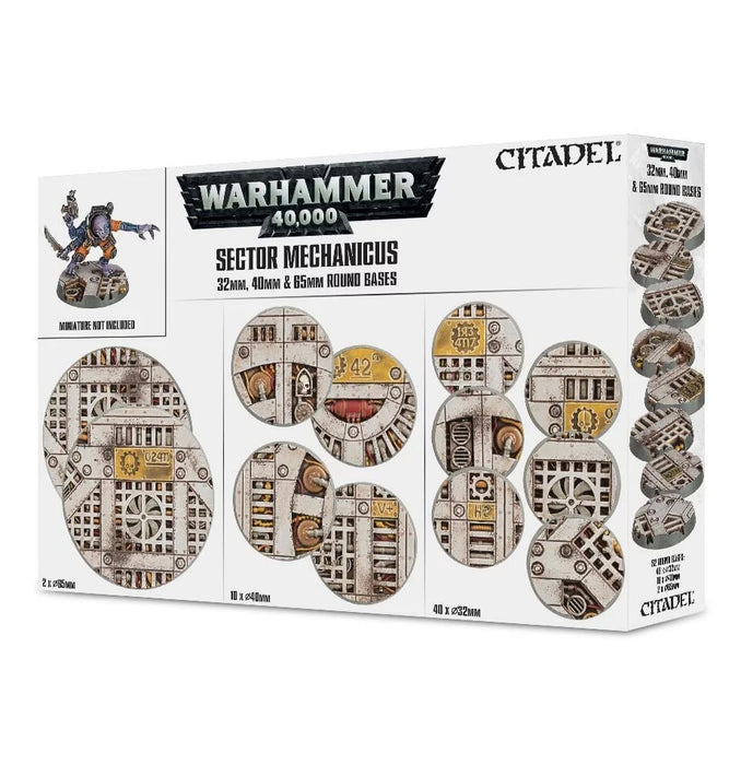 Sector Mechanicus 32mm, 40mm, & 65mm Round Bases